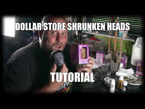 Dollar Tree  Shrunken Heads Tutorial