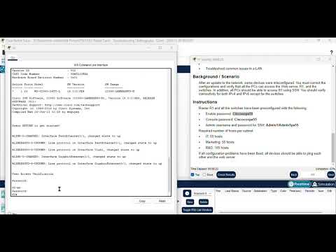 17.8.3 Packet Tracer - Troubleshooting Challenge