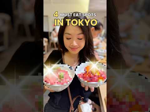 4 Must Eat Spots In Tokyo #japan