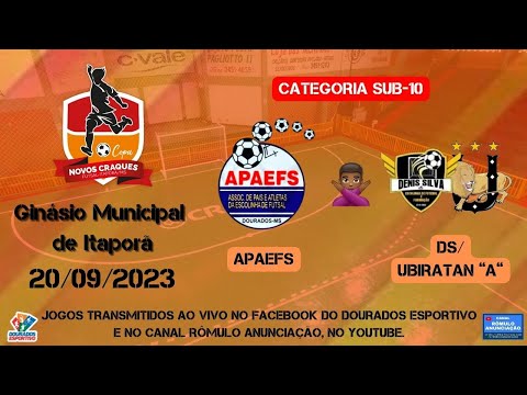 #479 3ª Copa Novos Craques de Futsal em Itaporã / APAEFS X DS/UBIRATAN "A" (Categoria Sub-10)