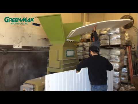 Hot Melting Recycling EVA Foam M-C200 Machine Video