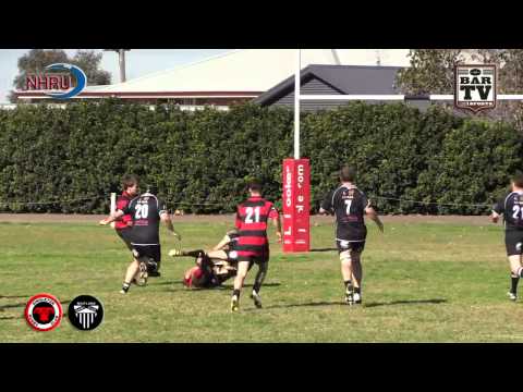 2015 NHRU Round 3 Catch up Premier 3 Highlights -  Singleton Bulls v Maitland