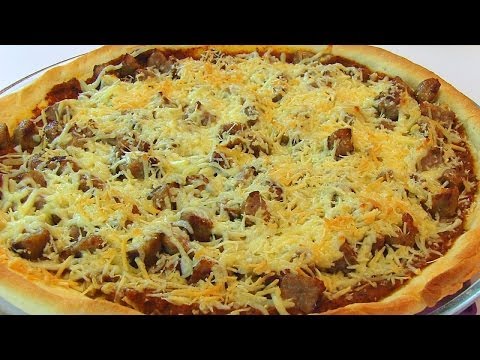 Betty's Thin Crust Italian Sausage Pizza