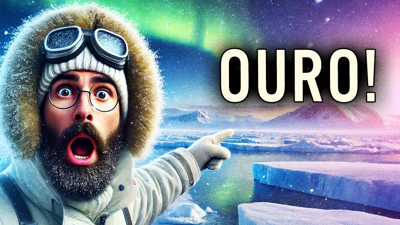 a CORRIDA PELO OURO na ANTÁRTICA