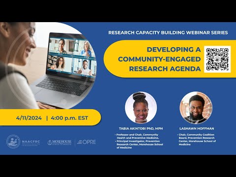 Developing a Community Engaged Research Agenda