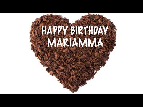 Mariamma   Chocolate - Happy Birthday