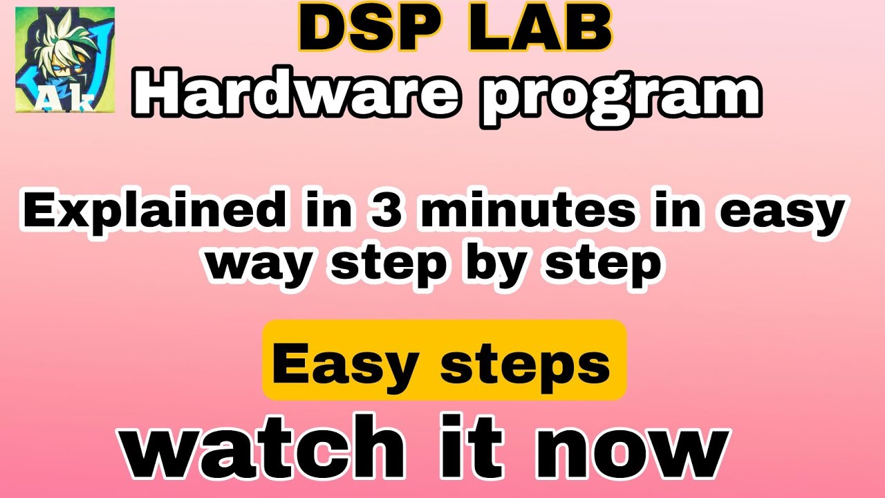 DSP kit programs procedure step by step || Linear convolution||