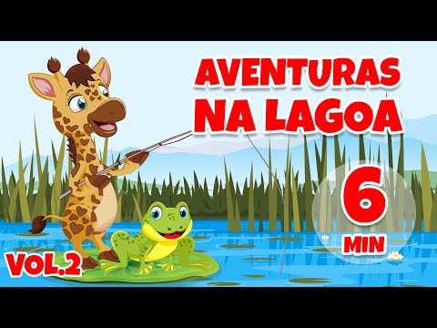 Aventuras na Lagoa Vol.2 - Giramille 6 min | Desenho Animado Musical