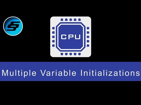 Multiple Variable Initializations Assembly Programming