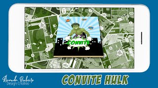 Vídeo de Convite Animado Hulk