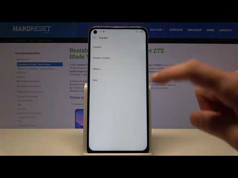 Cómo poner el ZTE Blade V2020 en español - cambiar el idioma