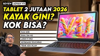 Tablet 2 JUTAAN, Tidak Ada Iklan, RAM 6GB, Storage UFS, Dapet Keyboard, Kok Bisa? Review Advan V11