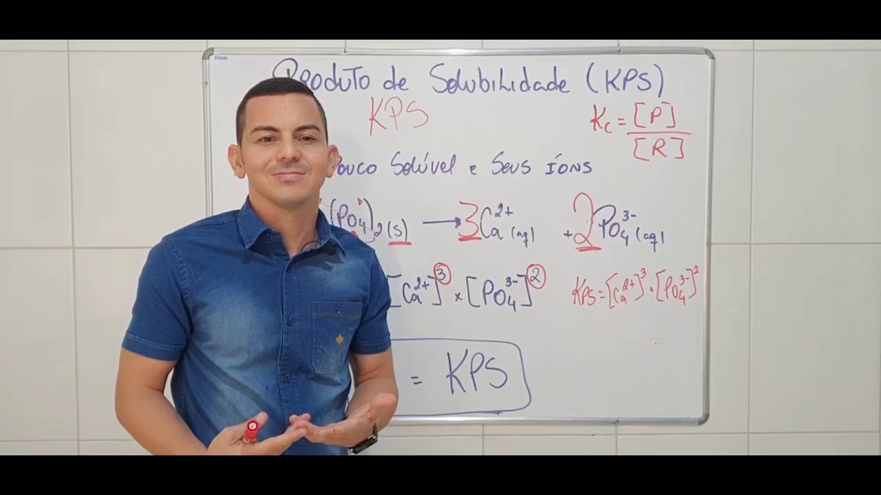KPS - Produto de Solubilidade - Química Analítica -  (Vídeo 1/2) - Prof. Marcinho Lima