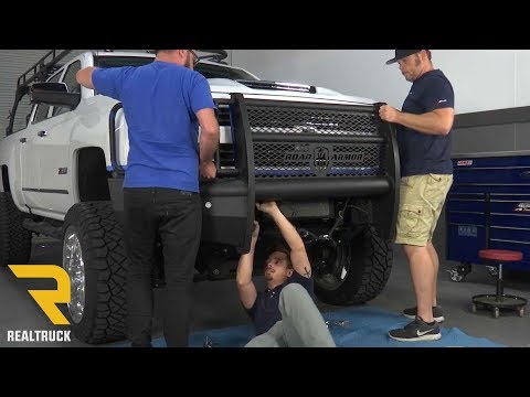 How to Install Road Armor Vaquero Guard Front Bumper on a 2017 Chevy Silverado 2500