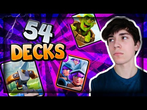 TOP 12 DECK TYPES... Including 54 Decks! - Clash Royale