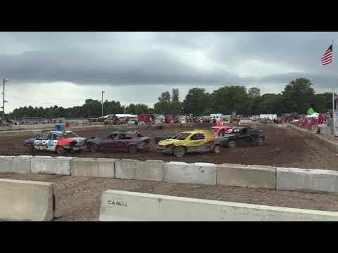 Huron County Fair 2024 Bump'n'Run (FWD Stock) Heat 2 (7-31-2024) Bad Axe,Michigan