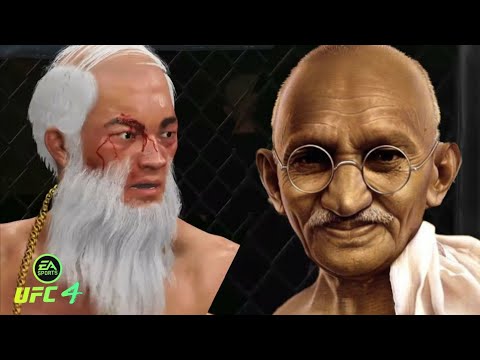 UFC4 | Old Bruce Lee vs Gandi | Legendary Level