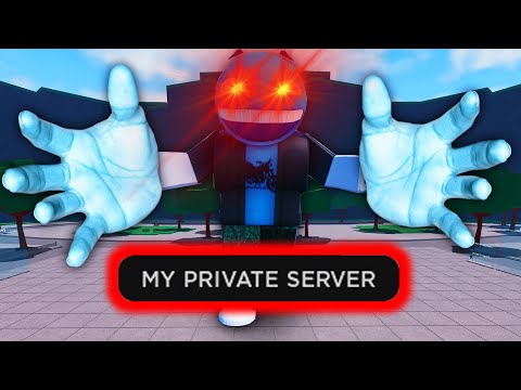 Trolling Random People In My Private Server Is Too Funny | The Strongest Battlegrounds