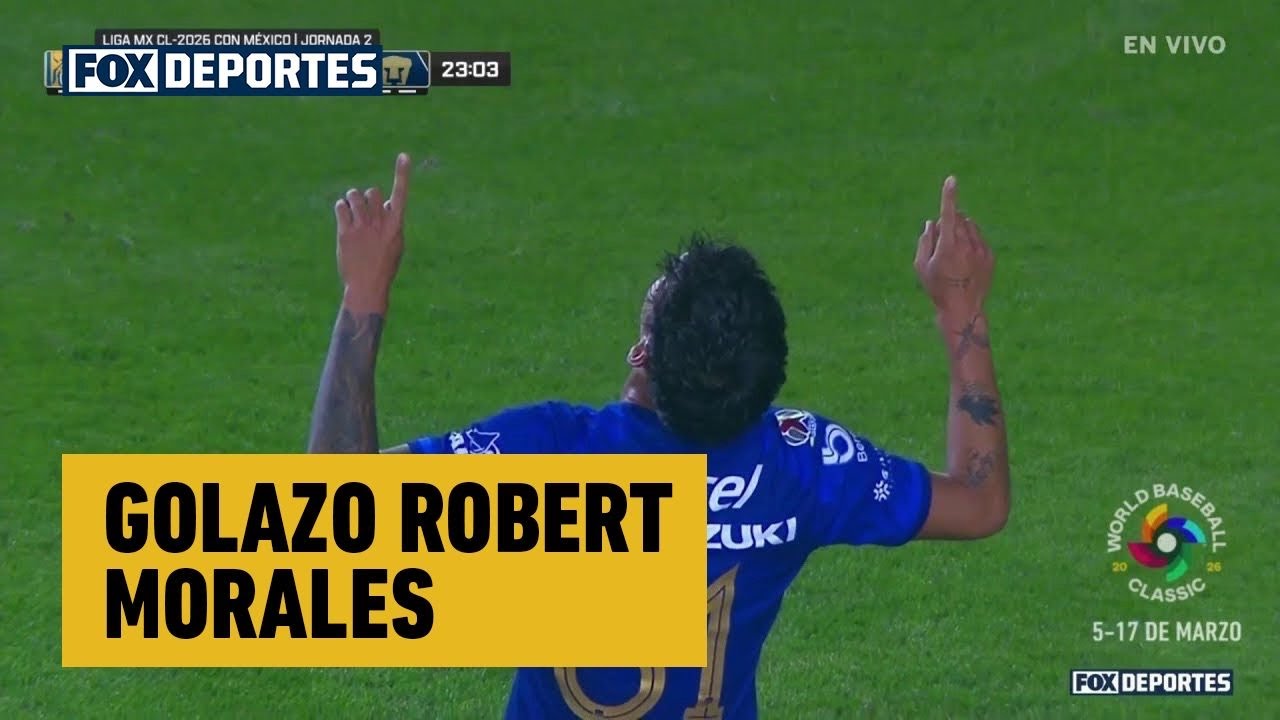 🔥 GOLAZO Robert Morales | Tigres 0-1 Pumas | Fecha 2, Clausura 2026 | Liga MX