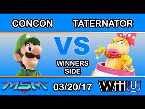 MSM 90 - SS | Mr. ConCon (Luigi) Vs. Ronin R5 | Taternator (Wendy) Winners Side - Smash Wii U