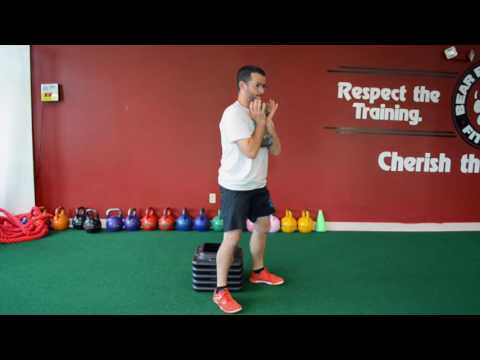 Dumbbell Goblet Box Squat