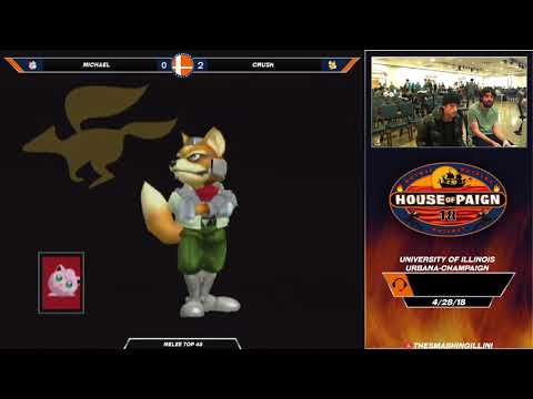 [House of Paign 18] Crush (Fox) vs. UGS | Michael (Jigglypuff) SSBM Singles WQ