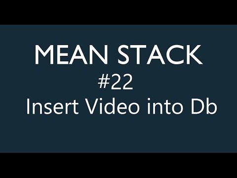 Mean Stack Tutorial 1 MongoDb Express Angular CLI and Node