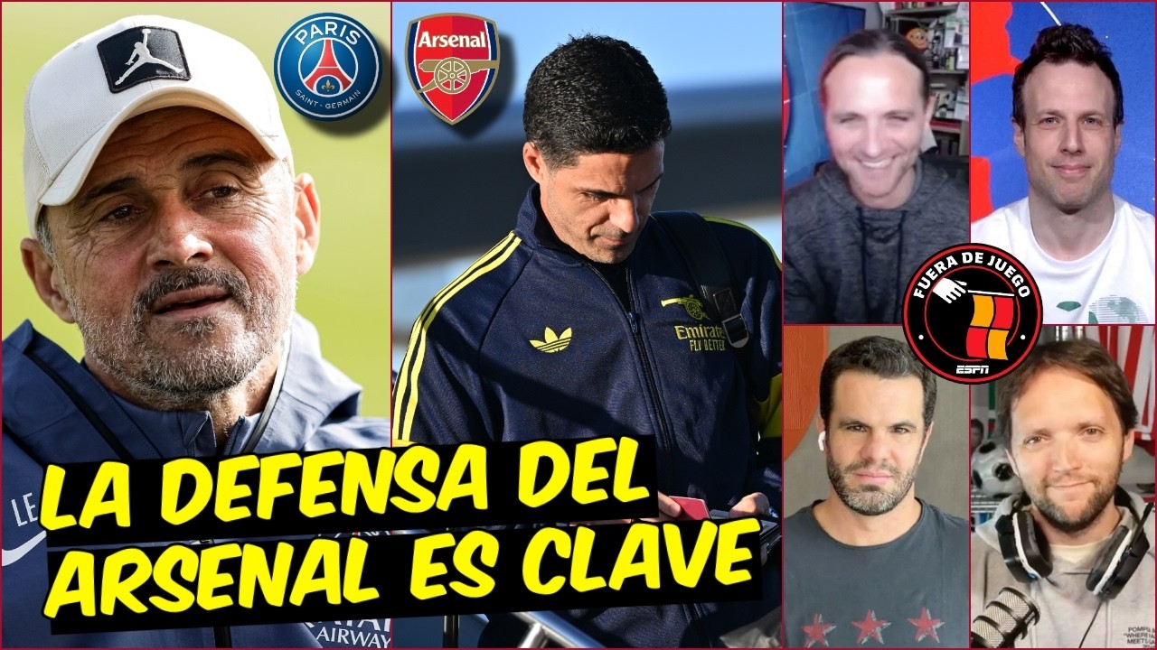 PSG tiene MUCHO MEJOR equipo que ARSENAL y GANARÁ la FINAL de la CHAMPIONS LEAGUE | Fuera De Juego