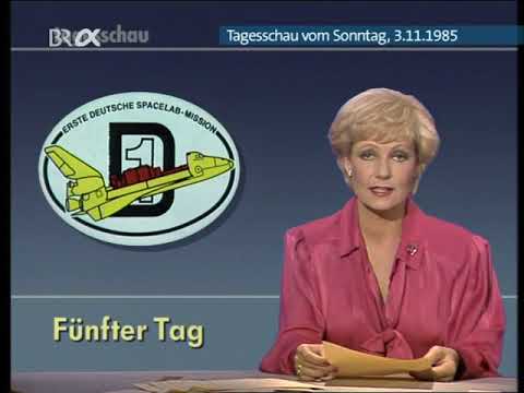 ARD Tagesschau vom 03.11.1985 - Shuttle STS-61A D1-Mission Tag 5