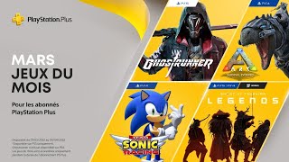 PlayStation Plus - Mars 2022 - Ghost of Tsushima: Legends, Ghostrunner, Ark, Team Sonic Racing
