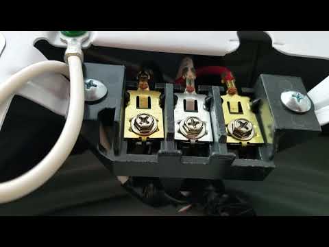 How to install a 3 Prong Electric Dryer Cord Ground Wire explained
