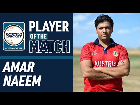 POTM Match 5: A.Naeem - AUT vs SWE | ECI Austria-Sweden, 2024| 8 Sep 2024 | ECI24.097