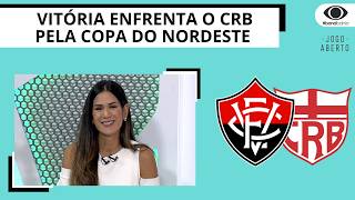 VITÓRIA ENFRENTA O CRB NESTE SÁBADO (28), PELA COPA DO NORDESTE | JOGO ABERTO BA