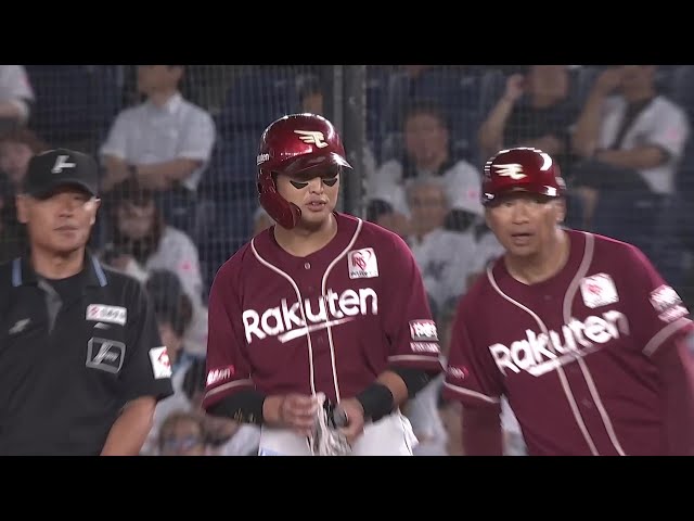 【8回表】終盤に逆転!! イーグルス・黒川史陽 レフト前へ弾き返した打球は勝ち越しタイムリー!! 2025年9月30日 千葉ロッテマリーンズ 対 東北楽天ゴールデンイーグルス