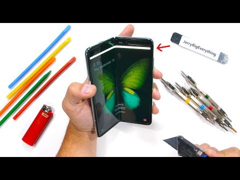 Samsung Galaxy Fold Durability Test! - Is it STILL fragile?! Video