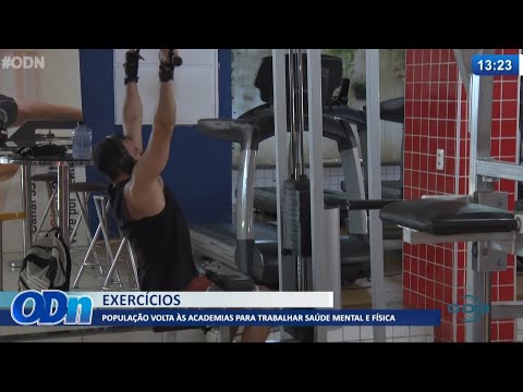 População volta í s academias para trabalhar saúde mental e física 19 07 2021