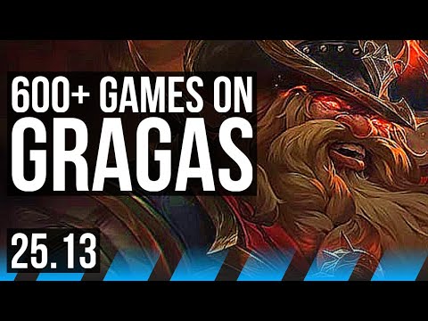 GRAGAS vs VIEGO (MID) | 8 solo kills, 8/2/7, 600+ games | KR Master | 25.13