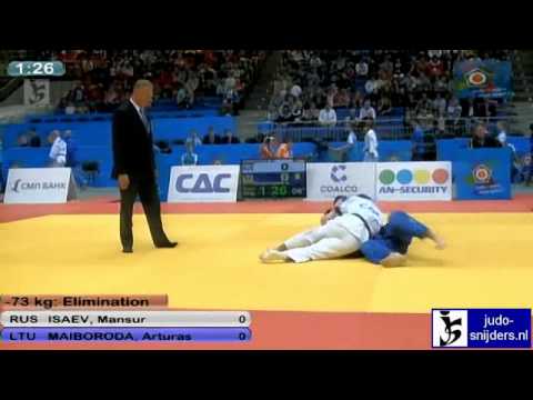 Judo 2012 European Championship Chelyabinsk: Isaev (RUS) - Maiboroda (LTU) [-73kg]