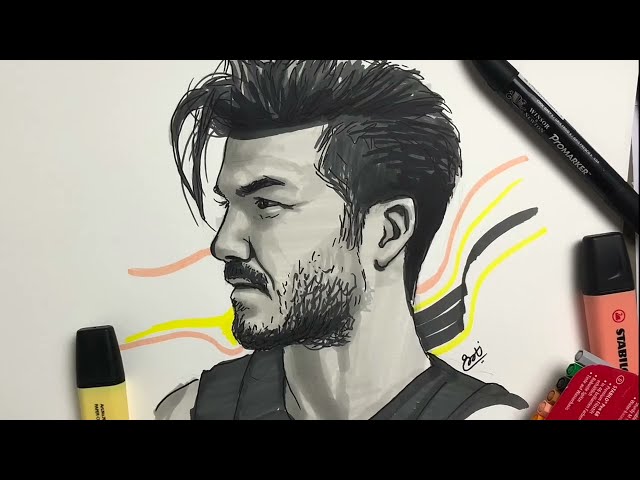 دورة تعلم رسم الوجه بأقلام البروماركرز  للمبتدئين