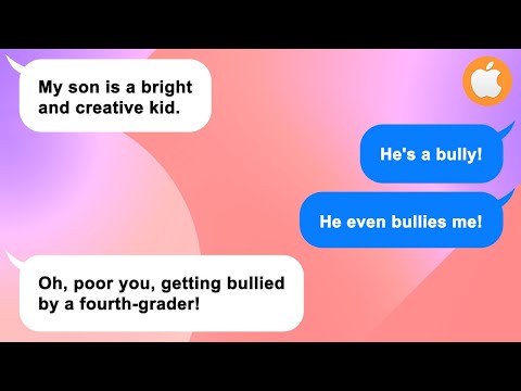 [Apple]  Crazy-rich bully kid tries to eat the class's goldfish alive and his mother supports it!