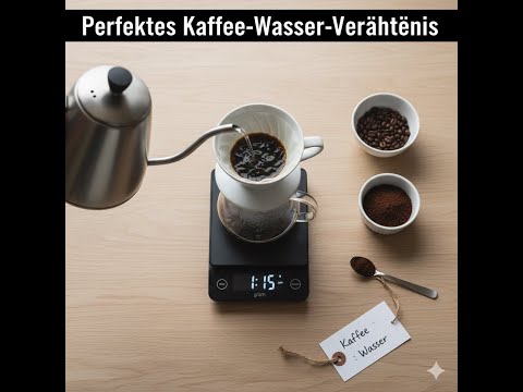Perfektes Kaffee Wasser Verhltnis