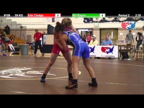 WM 59 KG Finals (2/2) Alli Ragan (NYAC/King) vs Erin Clodgo (Sunkist Kids)