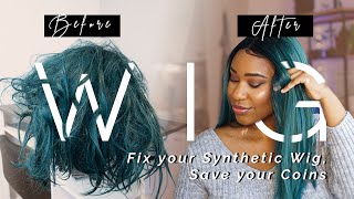 Updated: How to detangle and Fix your Matted synthetic wig EASY