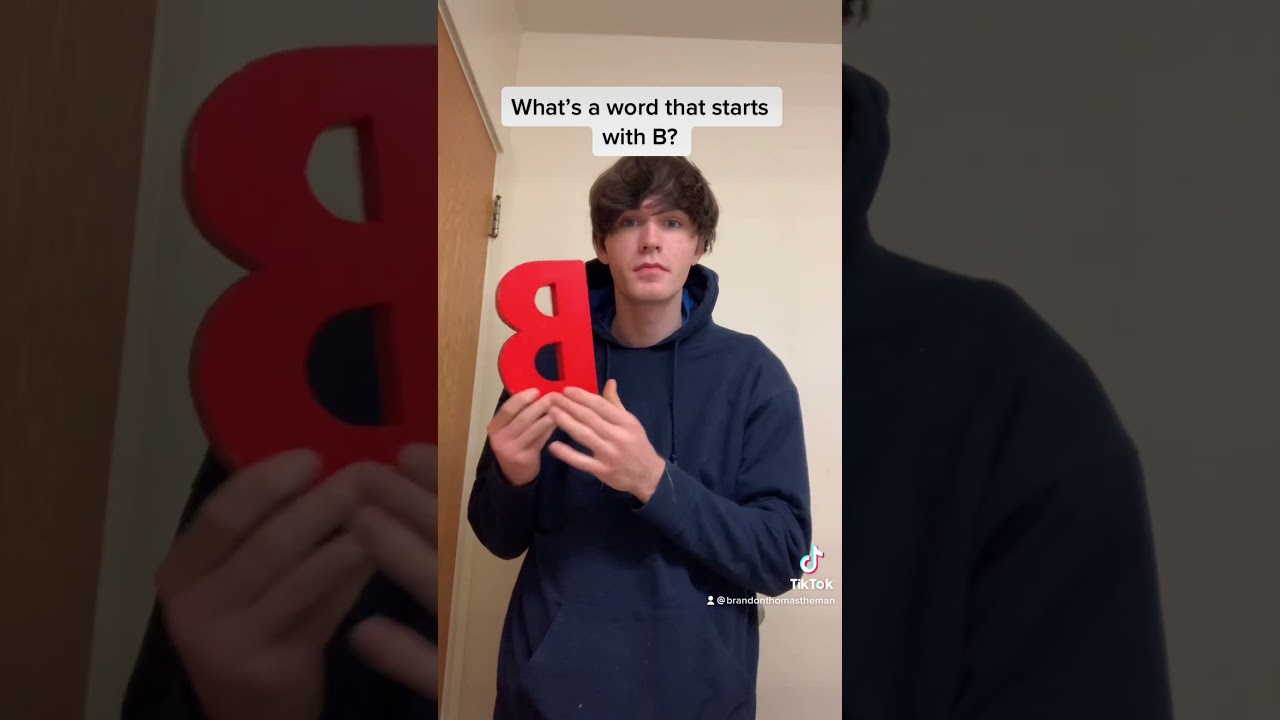 What’s a word that starts with “B” 🤔