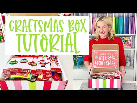 Merry CRAFTSmas Box Tutorial
