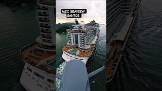 MSC SEAVIEW navio cruzeiro 07/03/26  Santos Buzios Salvador @cruzeiros2025  #shorts