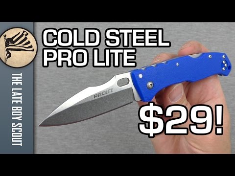 Cold Steel Pro Lite Knife: Big Tri-Ad for $29!