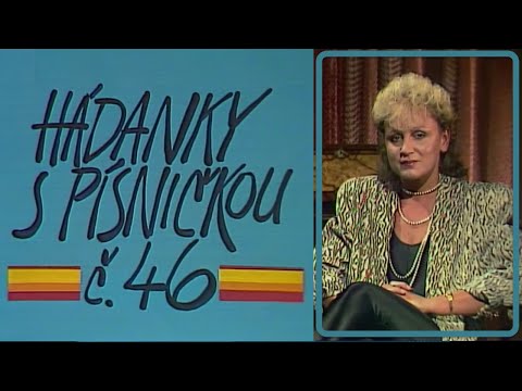 Hádanky s písničkou č.46 ❖ Petra Janů uvádí pásmo populárních písniček (1986)