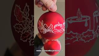 Sada vánočních koulí KAROLÍNA 4 ks