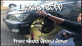 LEXUS IS300 ABS/FRONT WHEEL SPEED SENSOR INSTALL